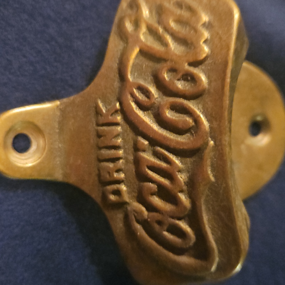 Vintage Coca-Cola Brass Bottle Opener - Picture 3 of 3